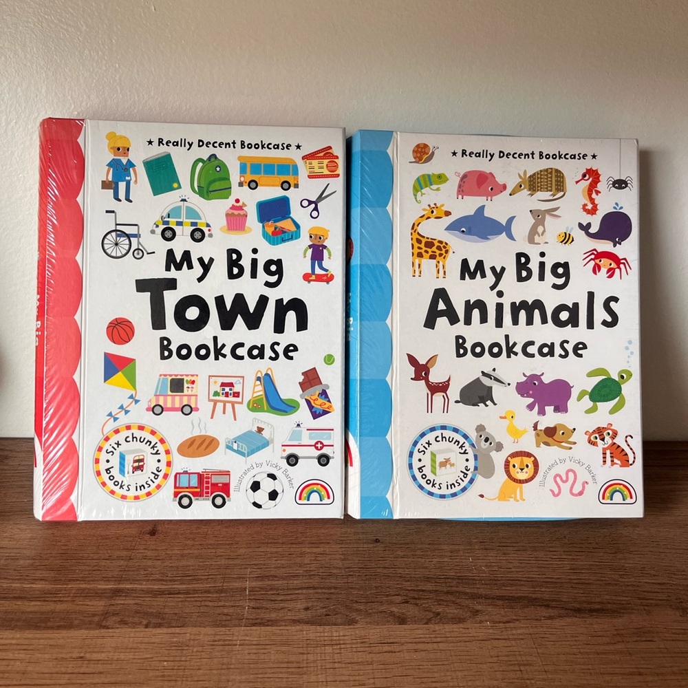 NEW My Big Town and Animals Bookcase Set baby gift